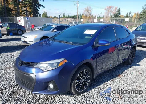 2016 Toyota Corolla S Plus z USA, uszkodzony, nr VIN 2T1BURHE1GC607655